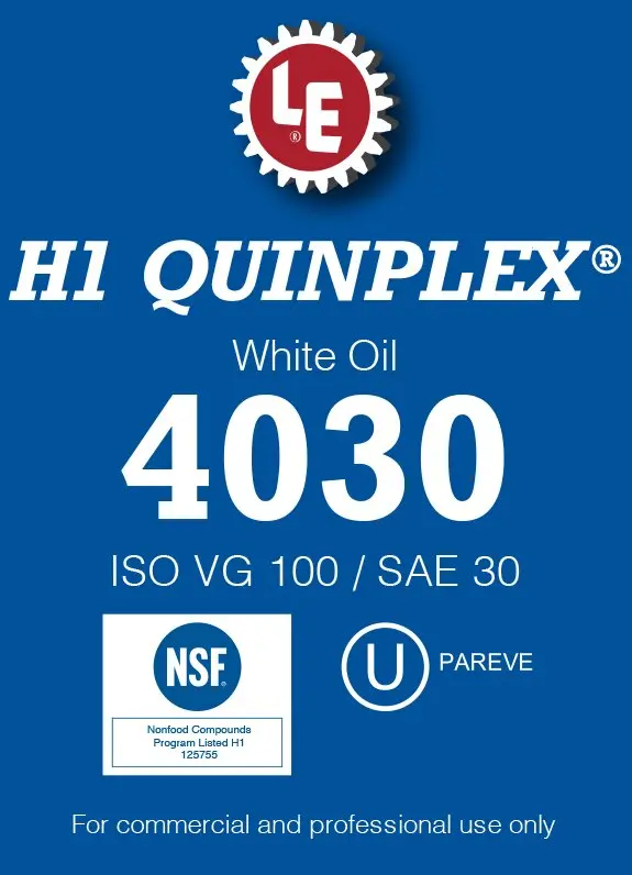 a blue card with white text and a red gear